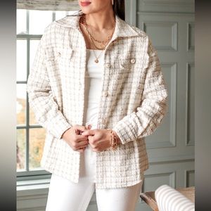 Daydreamer Shacket in Ivory